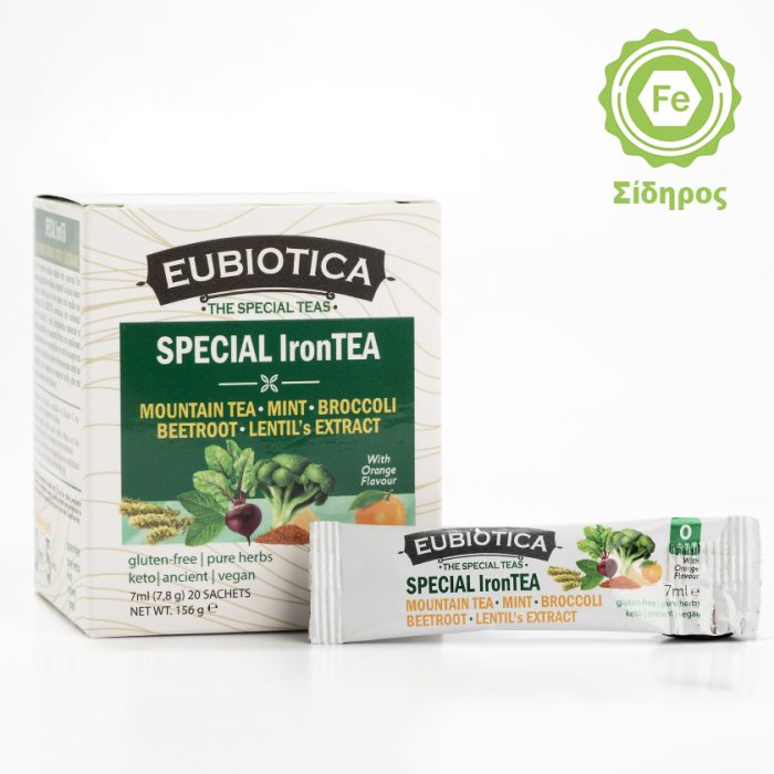 EUBIOTICA SPECIAL Teas: ΙronTEA για την ενίσχυση του σιδήρου